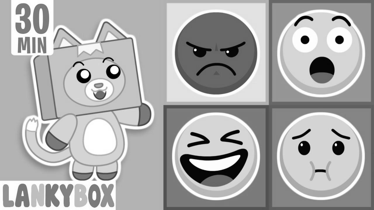 Learn Emotions with LankyBox – Funny Emoji Stories for Kids |  LankyBox Channel Youngsters Cartoon