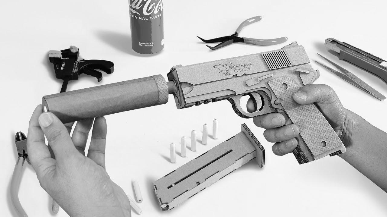 ダンボールで銃をつくる｜Easy methods to Make a Cardboard Gun