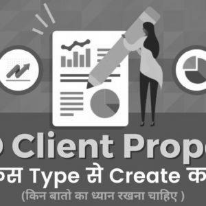 Find out how to Create website positioning Client Proposal?  |  Good Manner |  fulltutorial