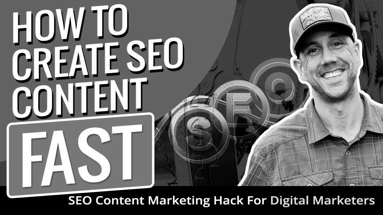 How To Create Content Fast That Ranks In Google!  web optimization Content Advertising Hack For Digital Entrepreneurs