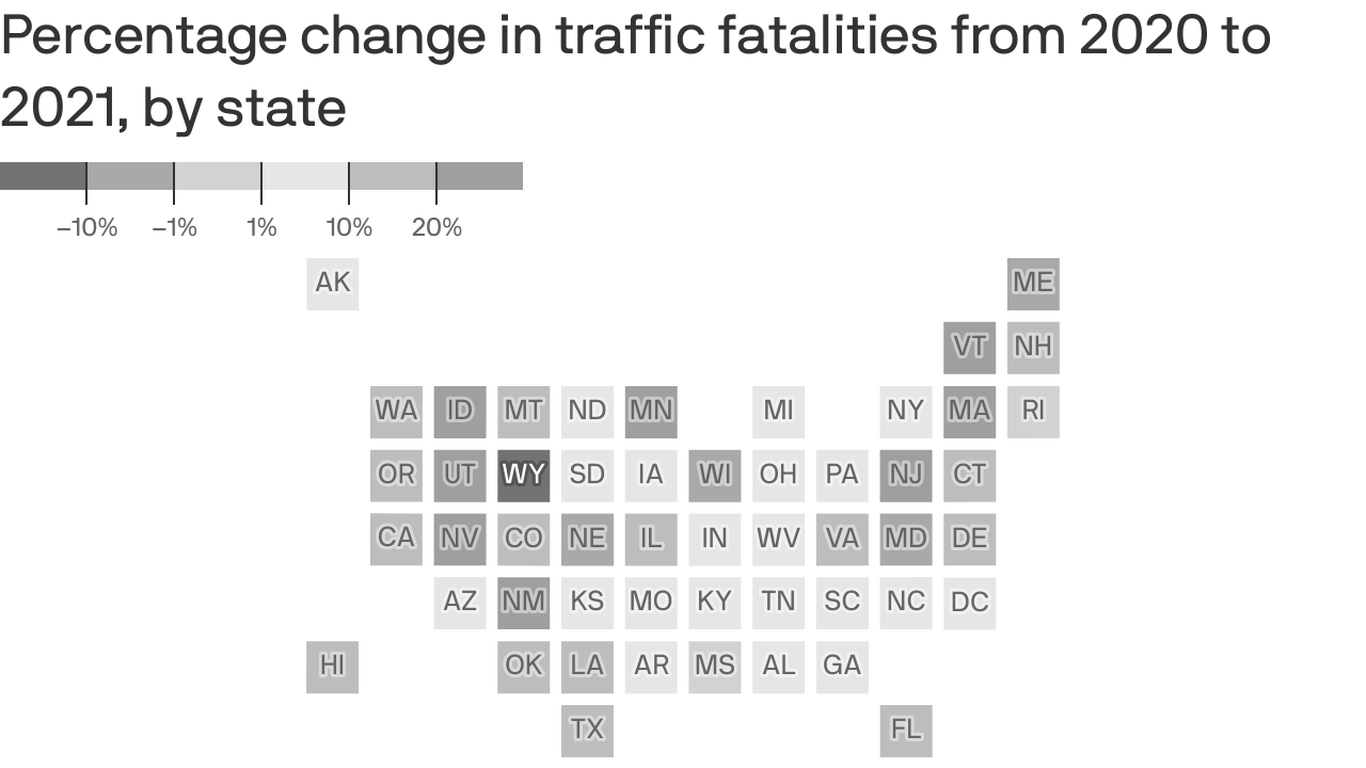 U.S. site visitors deaths hit highest level in 16 years