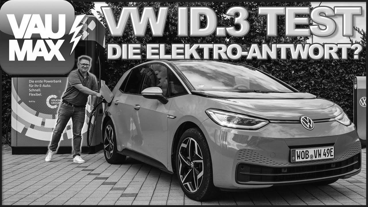 VW ID.3 – The electric reply?  Driving report, technology & capabilities in test |  VAUMAXtv