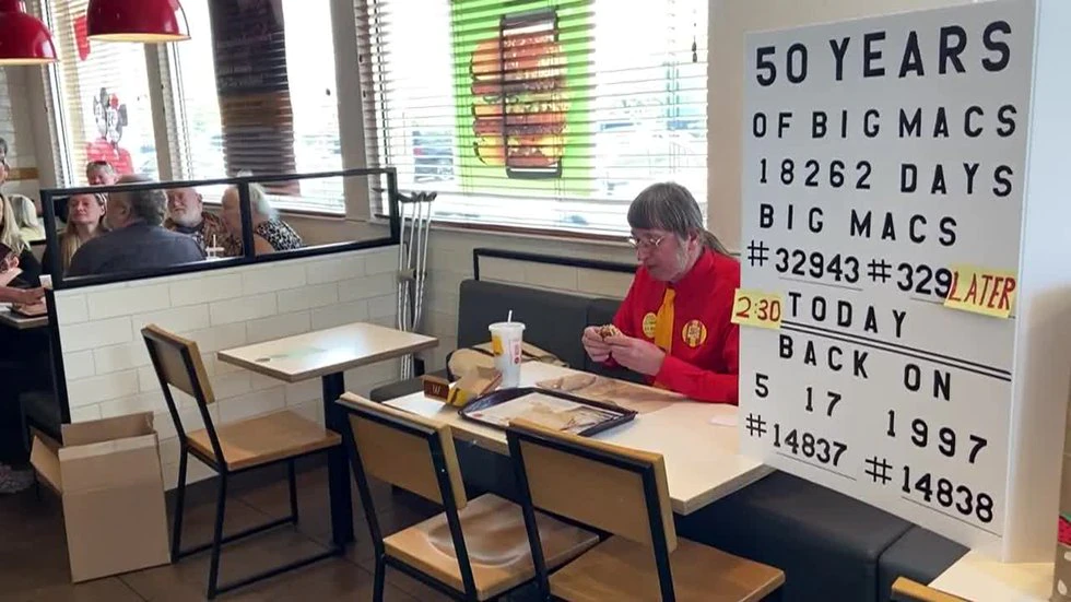 Wisconsin man celebrates 50 years of {eating|consuming} {Big|Huge|Massive|Large} Macs {every day|daily|every single day|each day|day by day|day-after-day|on daily basis}