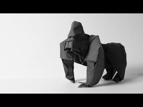 Origami Gorilla by Red Paper (Wonseon Web optimization)