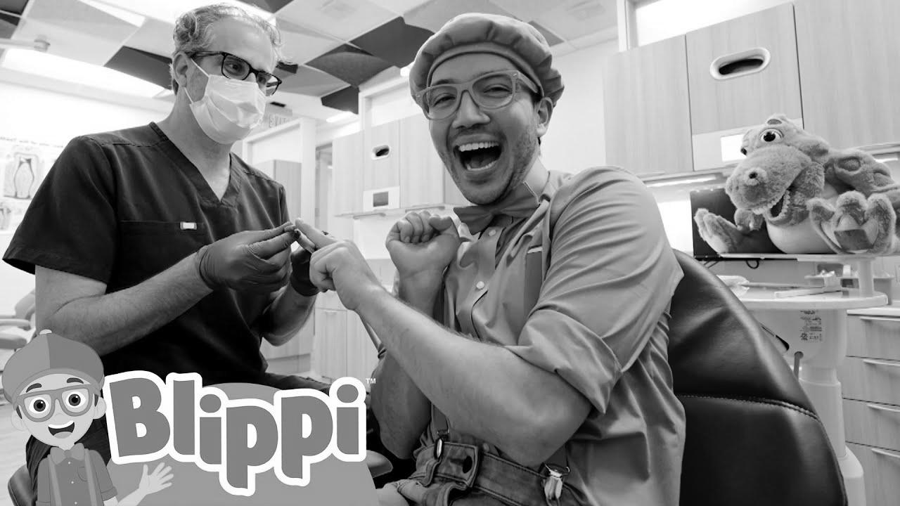 Blippi Visits The Dentist – Learn Wholesome Habits for Youngsters!  |  Educational videos for youths