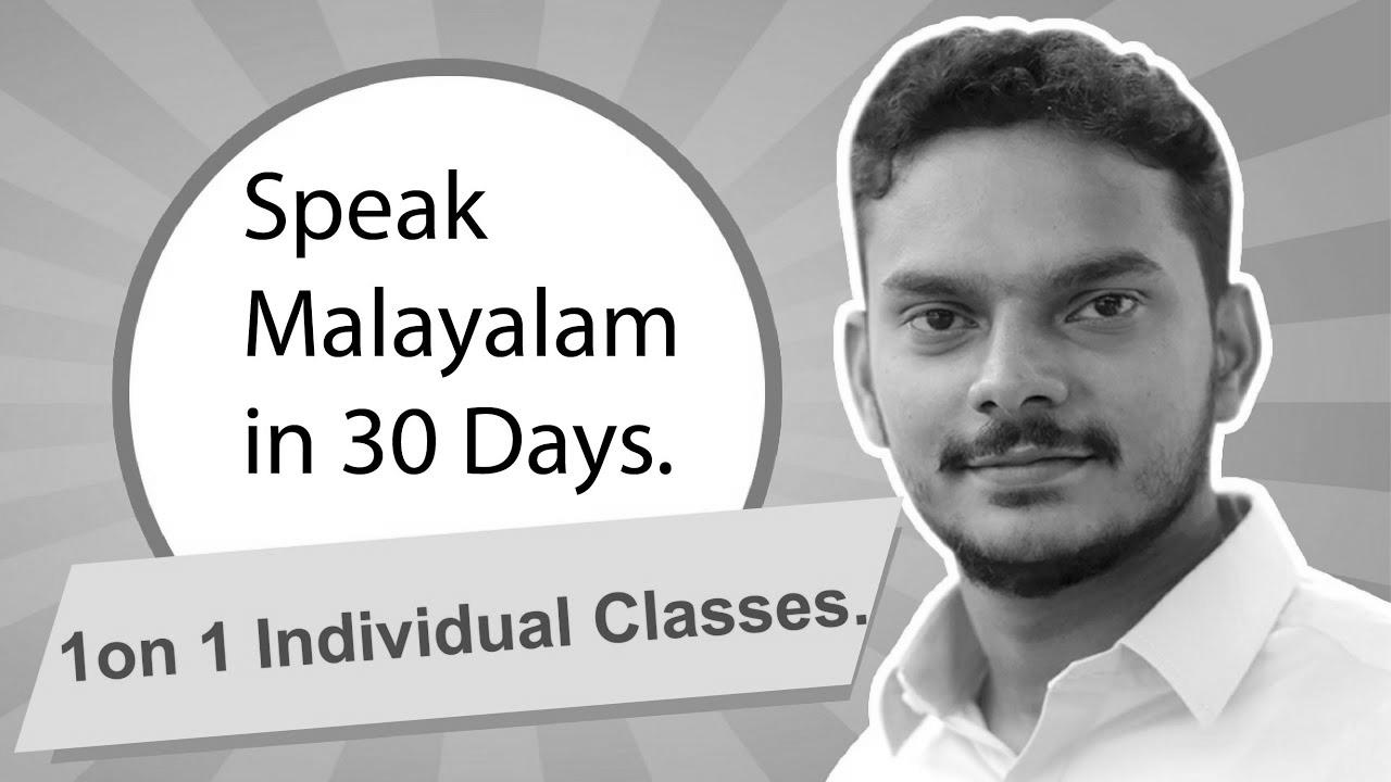 Learn Malayalam by means of English, Hindi or Tamil in 30 Days |  English with Jintesh |