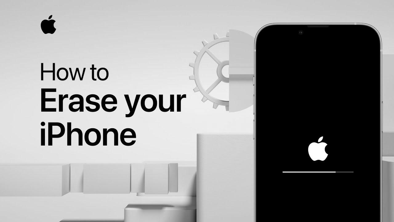 Methods to erase your iPhone |  Apple assist