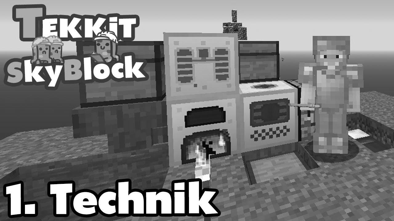FIRST TECHNIQUE ✰ Minecraft Tekkit Skyblock Reloaded #4 |  LP with Kevin